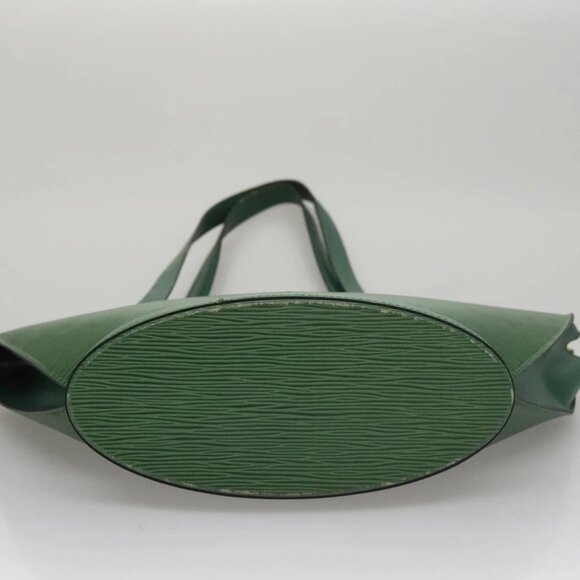 LOUIS VUITTON Epi Saint Jacques Poignees Long Bag Green - Picture 5 of 15